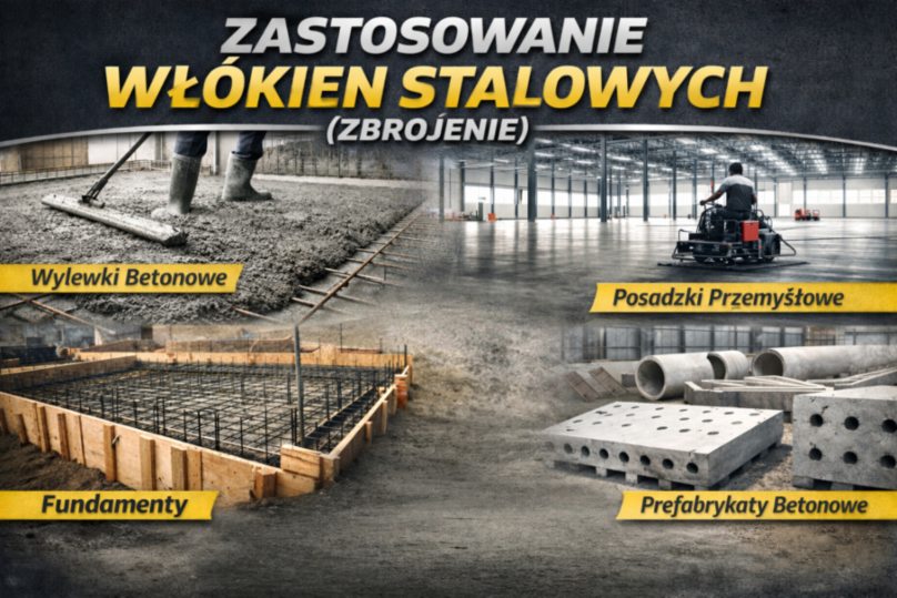 Włókna stalowe w betonie – zastosowanie, zalety i praktyczne wskazówki