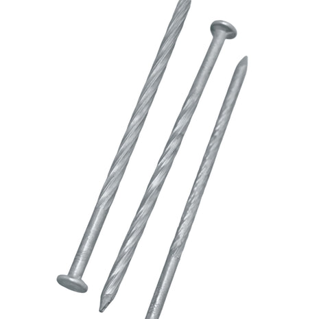 GWOŹDZIE SKRĘTNE OCYNKOWANE 3,0x80mm 3kg MOCNE KONSTRUKCYJNE OK. 720 SZT.